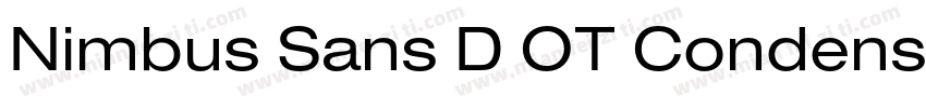 Nimbus Sans D OT Condensed Bold字体转换